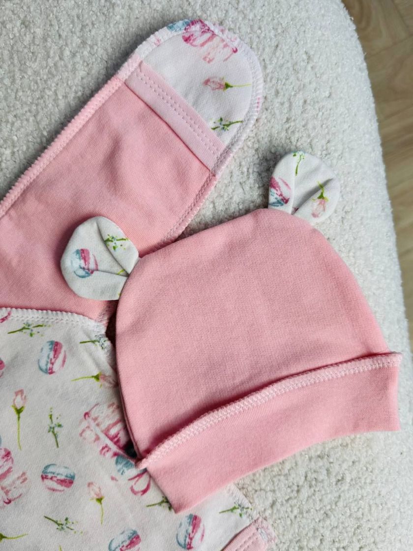 ❤ Комплект 3ка з сорочкою байка, БО. Принт - Макарун. Розмір - 56см (#94534108) ✓ Anna Konvert