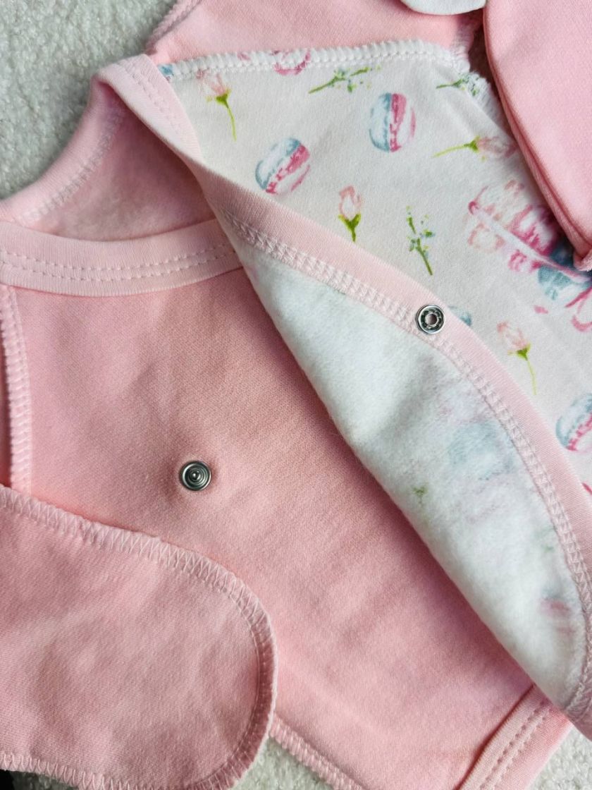 ❤ Комплект 3ка з сорочкою байка, БО. Принт - Макарун. Розмір - 56см (#94534108) ✓ Anna Konvert