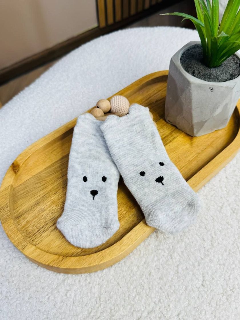 ❤ Шкарпетки "Умка" 0-6 міс. на махрі. Колір - Сірий (#37432947) ✓ Anna Konvert