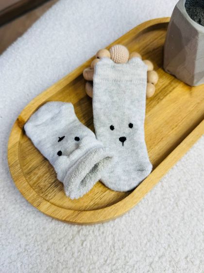 ❤ Шкарпетки "Умка" 0-6 міс. на махрі. Колір - Сірий (#37432947) ✓ Anna Konvert 2