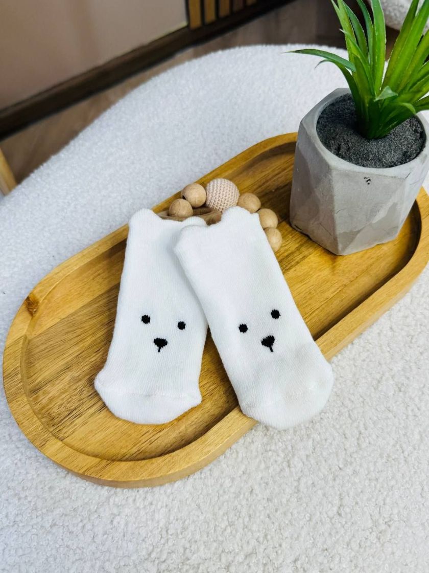 ❤ Шкарпетки "Умка" 0-6 міс. на махрі. Колір - Молочний (#84820230) ✓ Anna Konvert