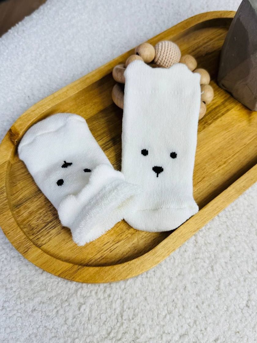 ❤ Шкарпетки "Умка" 0-6 міс. на махрі. Колір - Молочний (#84820230) ✓ Anna Konvert