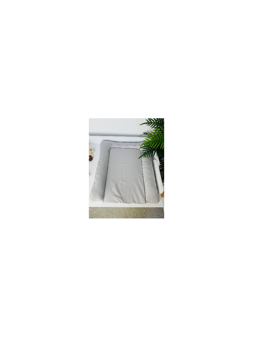 ❤ Матрасик у пеленатор, на блискавці, поролон з'ємний, 55см на 70см. Принт - Левеня з зеленим листячком (#46023315) ✓ Anna Konve