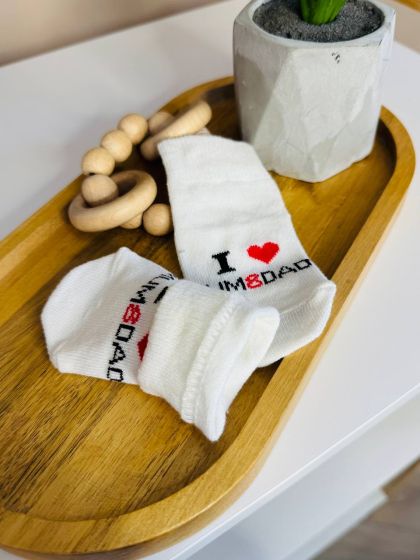 ❤ Шкарпетки Ilovedad, 3-6міс. Колір - Молочний. Матеріал - Без утеплення (#99276374) ✓ Anna Konvert 2