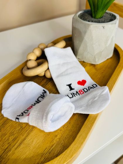 ❤ Шкарпетки Ilovedad, 3-6міс. Колір - Білий. Матеріал - Без утеплення (#40766308) ✓ Anna Konvert 2