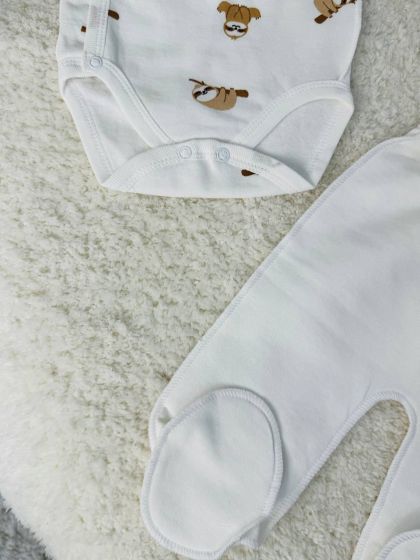 ❤ Комплект 3ка з боді, байка 56р. Принт - Ленивці на вітках (#77338122) ✓ Anna Konvert 2