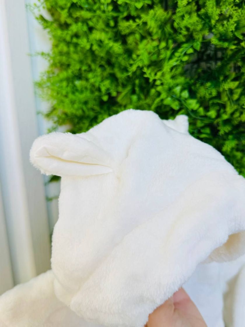 ❤ Чоловічок махровий, велсофт, утеплений на блискавці. Колір - Молочний в серця. Розмір - 56-62 (#82189730) ✓ Anna Konvert