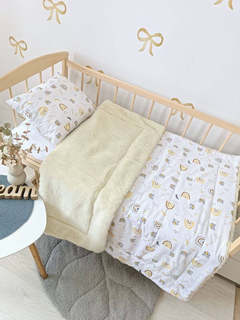 ❤ Ковдра+подушка Тепла. Принт - Веселки жовті (#71878909) ✓ Anna Konvert