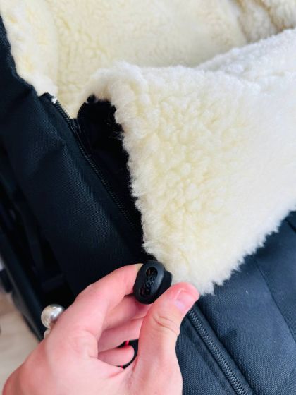 ❤ Зимовий конверт у прогулянковий візочок, санчата Ideal ForKids 1,5 - 3 роки. Колір - Чорний (#44919368) ✓ Anna Konvert 2