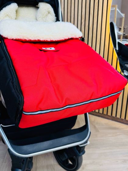 ❤ Зимовий конверт у прогулянковий візочок, санчата Ideal ForKids 1,5 - 3 роки. Колір - Червоний (#50596346) ✓ Anna Konvert 2