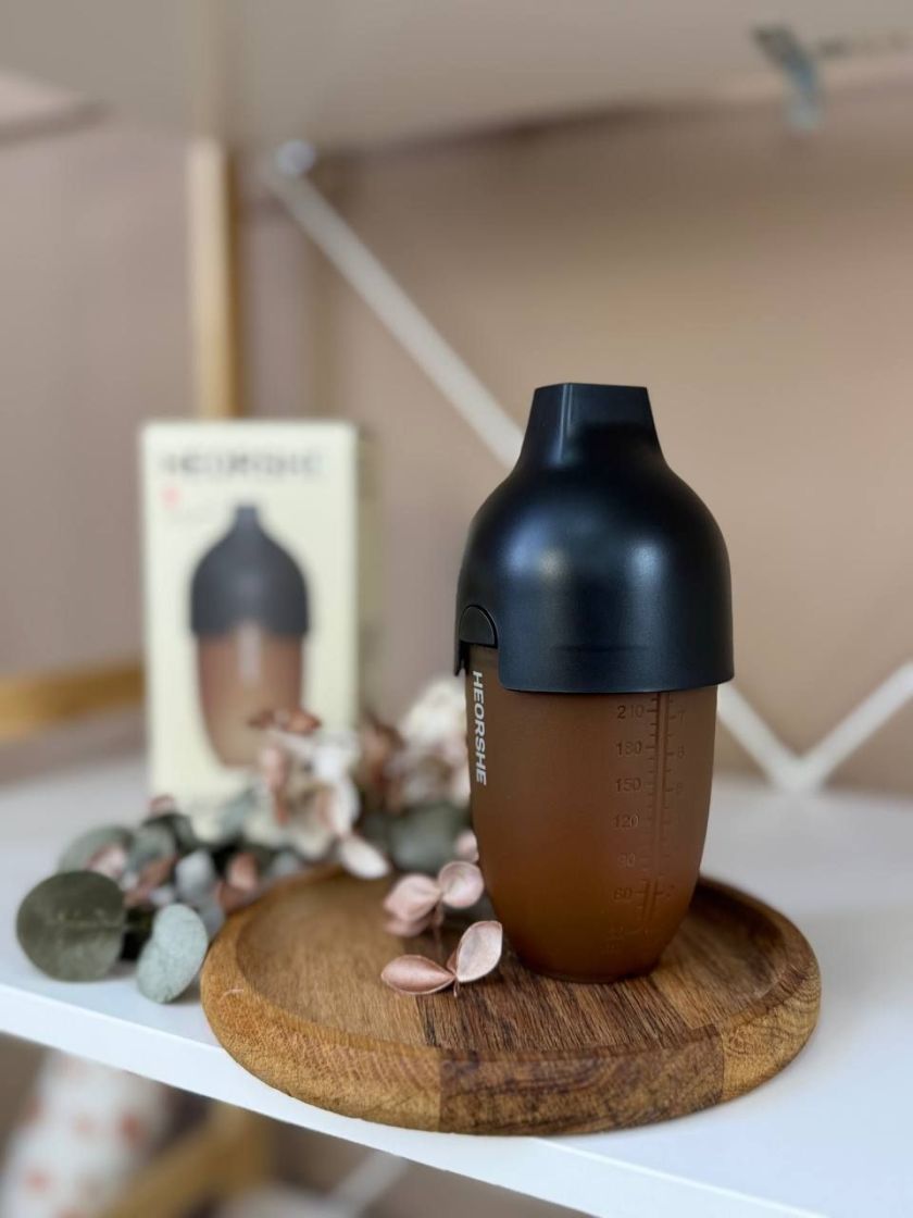 ❤ Пляшечка HEORSHE. Колір - Чорний. Розмір - 240 мл (#1644055) ✓ Anna Konvert