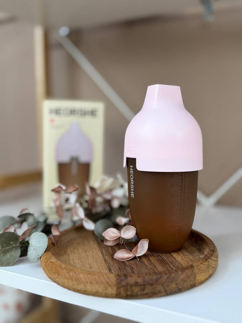 ❤ Пляшечка HEORSHE. Колір - Рожевий. Розмір - 240 мл (#83851007) ✓ Anna Konvert