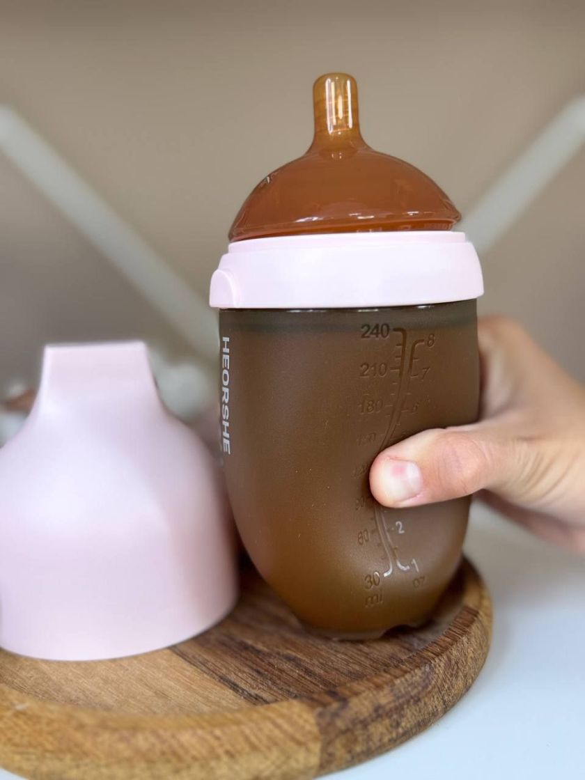 ❤ Пляшечка HEORSHE. Колір - Рожевий. Розмір - 240 мл (#83851007) ✓ Anna Konvert