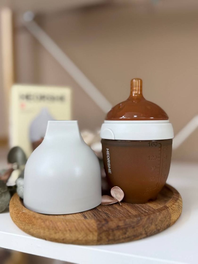 ❤ Пляшечка HEORSHE. Колір - Сірий. Розмір - 160 мл (#82006057) ✓ Anna Konvert