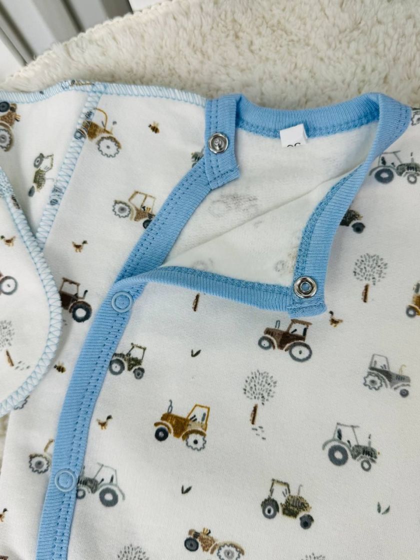 ❤ Комплект 3ка з боді, байка 56р. Принт - Тракторці (#88246622) ✓ Anna Konvert