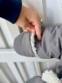 ❤ Зимовий комбінезон-кокон, мішечком, з шапочкою 0-6 міс. Колір - Сірий (#87449435) ✓ Anna Konvert