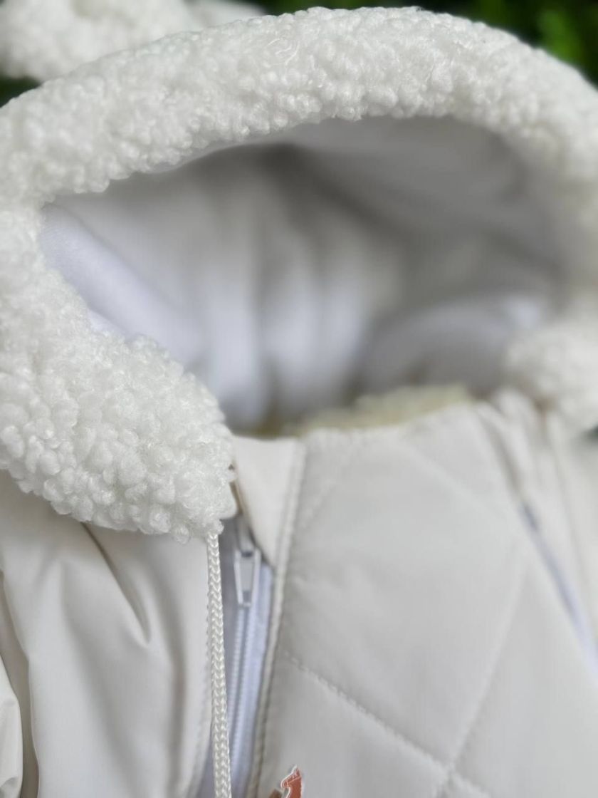 ❤ Зимовий комбінезон-кокон, мішечком, з шапочкою 0-6 міс. Колір - Молочний (#14590382) ✓ Anna Konvert