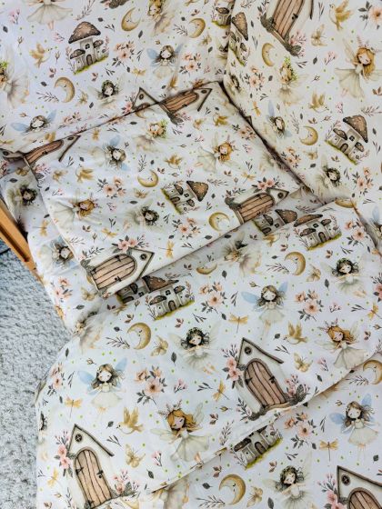 ❤ Набір у ліжко 9в1 суцільні. Принт - Принцесса з пташками (#80380693) ✓ Anna Konvert 2