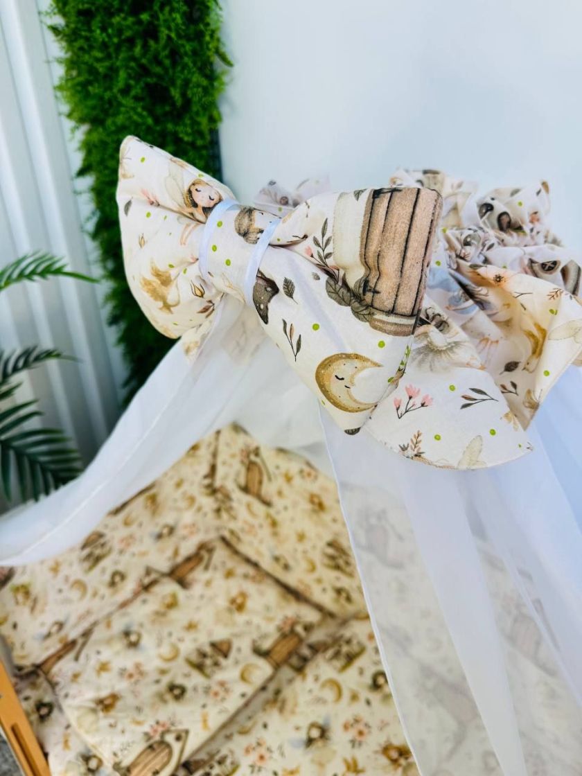 ❤ Набір у ліжко 9в1 суцільні. Принт - Принцесса з пташками (#80380693) ✓ Anna Konvert