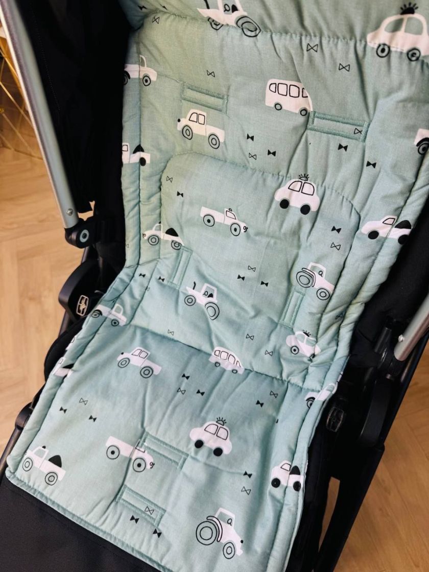 ❤ Матрасик у прогулянку з захистом. Принт - Авто на м'ятному (#42496540) ✓ Anna Konvert