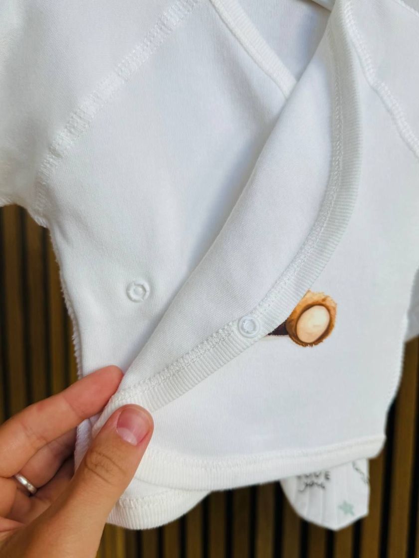 ❤ Комплект 4 предмети Smile. Принт - Love you білий. Розмір - 56 (#33278984) ✓ Anna Konvert