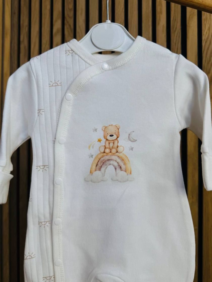 ❤ Чоловічок з шапочкою Smile. Принт - Ведмедик на веселці. Розмір - 56 (#72618967) ✓ Anna Konvert