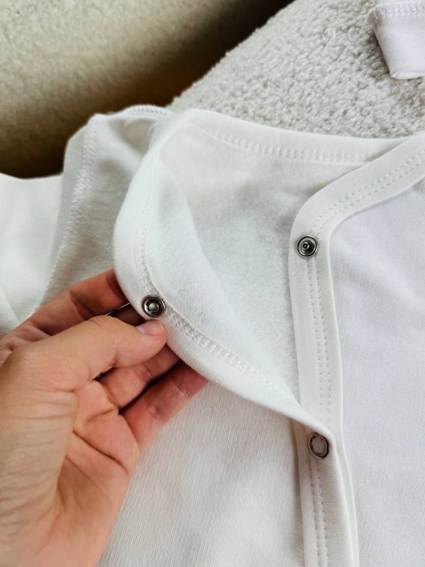 ❤ Чоловічок з шапочкою "Метелик", байка, 56р. БО. Принт - Однотонний молочний. Розмір - 56см (#96004488) ✓ Anna Konvert