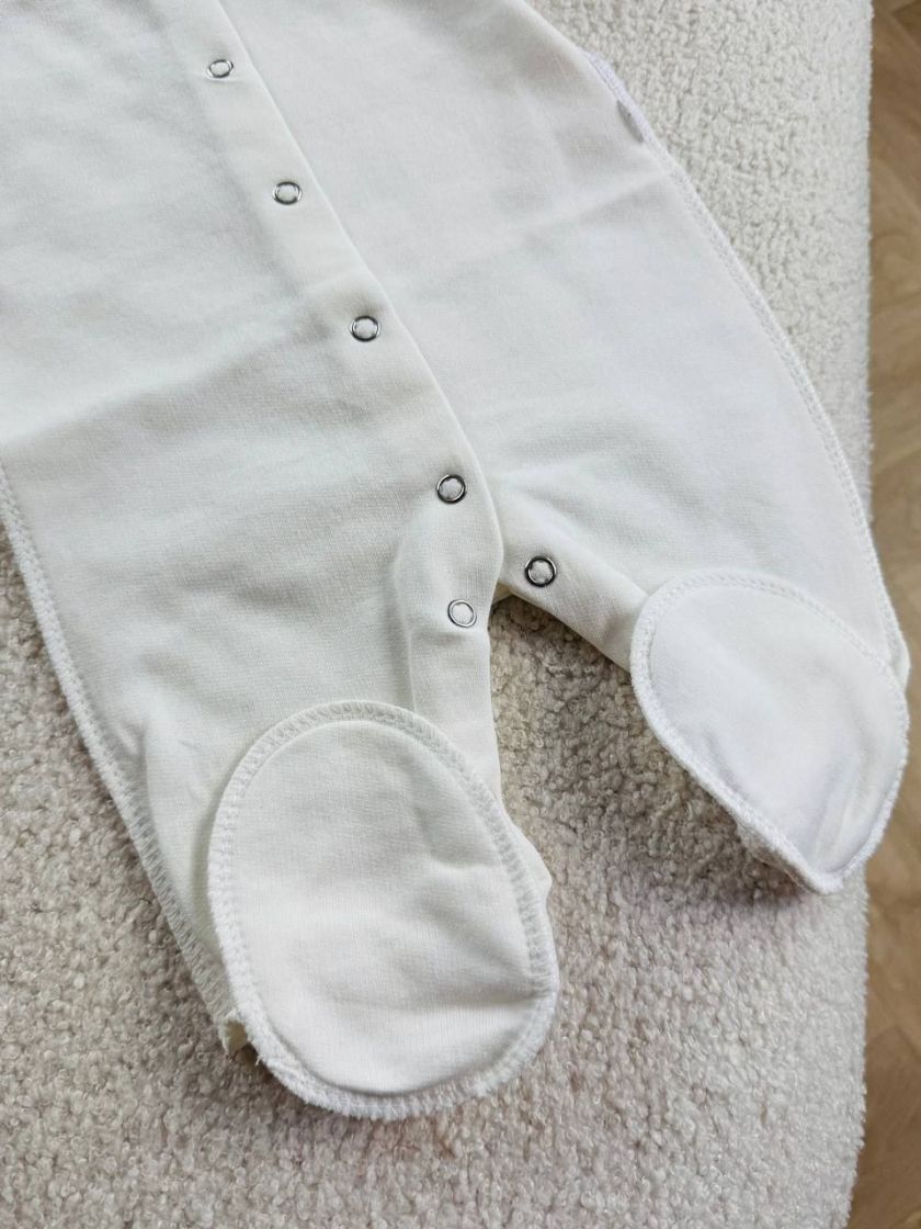 ❤ Чоловічок з шапочкою "Метелик", байка, 56р. БО. Принт - Однотонний молочний з рюшами. Розмір - 56см (#79787156) ✓ Anna Konvert