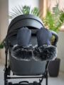 ❤ Рукавиці до візочка Bair Northmuff з опушкою. Колір - Indigo Blue (#94396951) ✓ Anna Konvert
