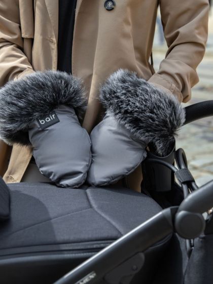 ❤ Рукавиці до візочка Bair Northmuff з опушкою. Колір - Smoke Graphite (#54814694) ✓ Anna Konvert 2