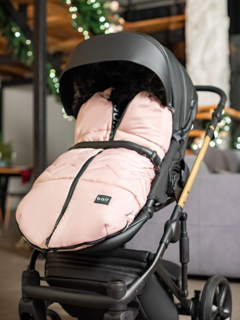 ❤ Зимовий конверт у візочок Bair Alaska Thermo від 2 до 3х років. Колір - Dusty pink (#70047351) ✓ Anna Konvert