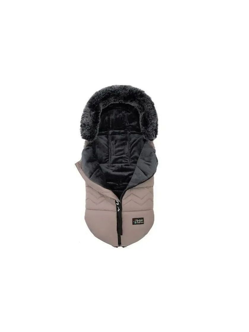 ❤ Зимовий конверт у візочок Bair Alaska Thermo від 2 до 3х років. Колір - Iced cappuccino (#2085251) ✓ Anna Konvert