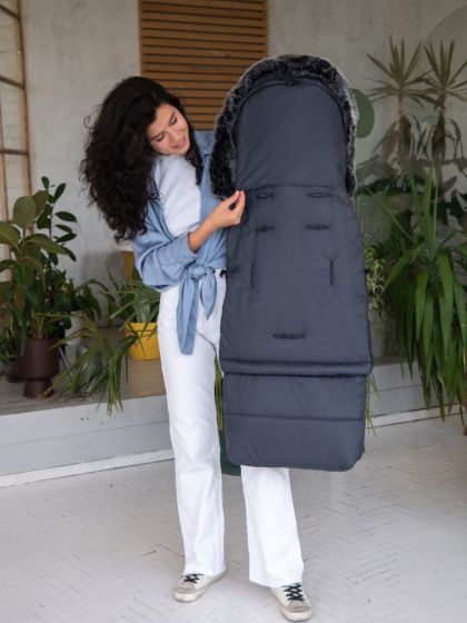 ❤ Зимовий конверт у візочок Bair Arctic від 0 до 4 років. Колір - Indigo blue. (#54420057) ✓ Anna Konvert 2