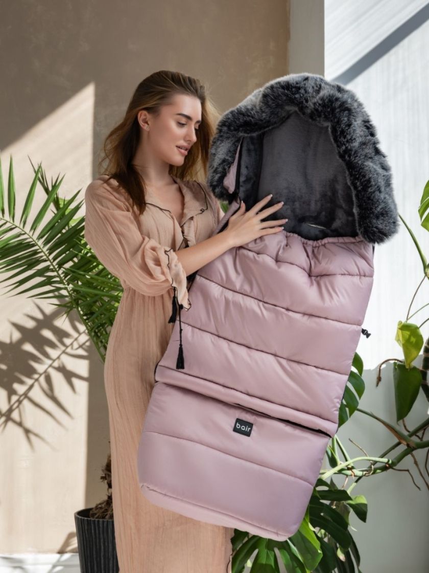 ❤ Зимовий конверт у візочок Bair Arctic від 0 до 4 років. Колір - Dusty pink. (#25276750) ✓ Anna Konvert