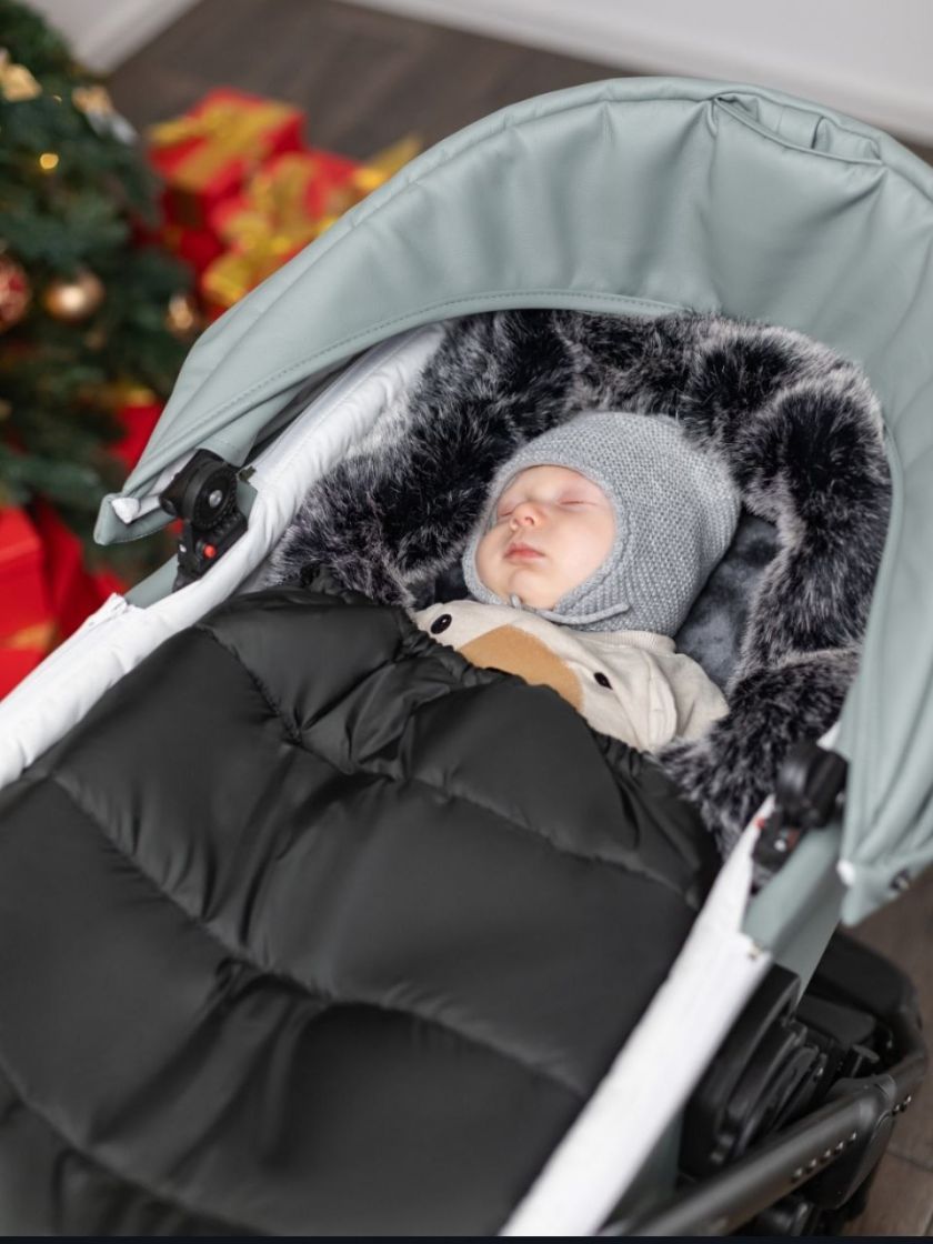 ❤ Зимовий конверт у візочок Bair Arctic від 0 до 4 років. Колір - Black noire. (#5632898987) ✓ Anna Konvert