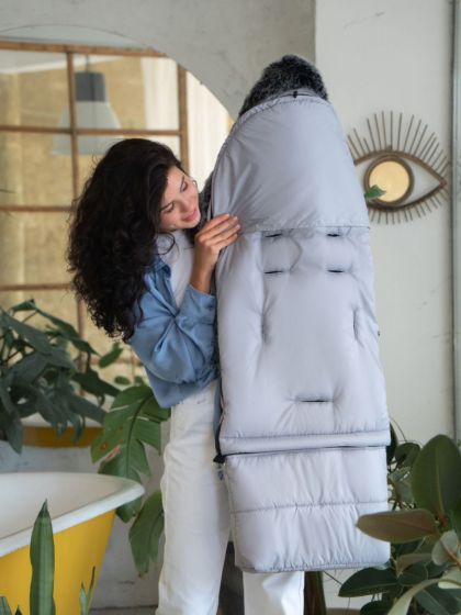 ❤ Зимовий конверт у візочок Bair Arctic від 0 до 4 років. Колір - Owl grey. (#98893108) ✓ Anna Konvert 2