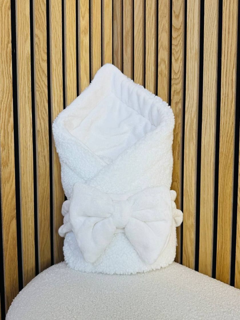 ❤ Зимовий конверт-плед барашек. Колір - Молочний (#0167) ✓ Anna Konvert