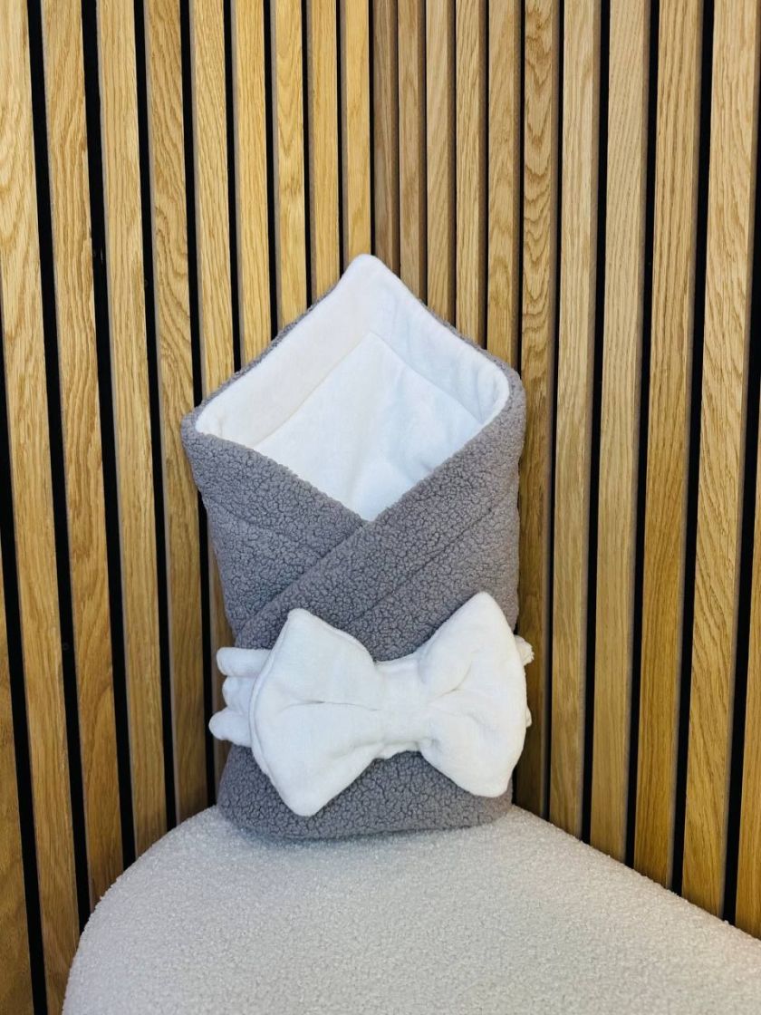 ❤ Зимовий конверт-плед барашек. Колір - Сірий (#84428371) ✓ Anna Konvert