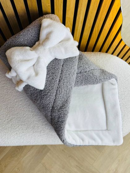 ❤ Зимовий конверт-плед барашек. Колір - Сірий (#84428371) ✓ Anna Konvert 2