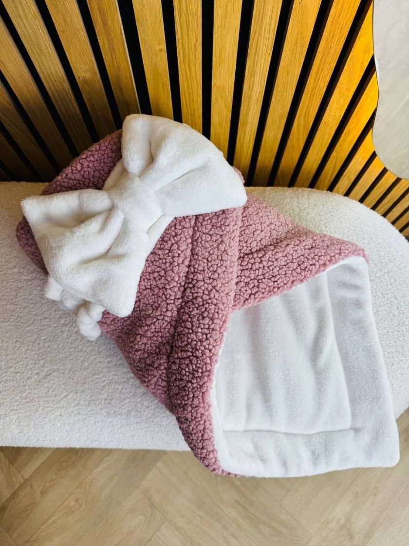 ❤ Зимовий конверт-плед барашек. Колір - Пильна троянда (#94336943) ✓ Anna Konvert