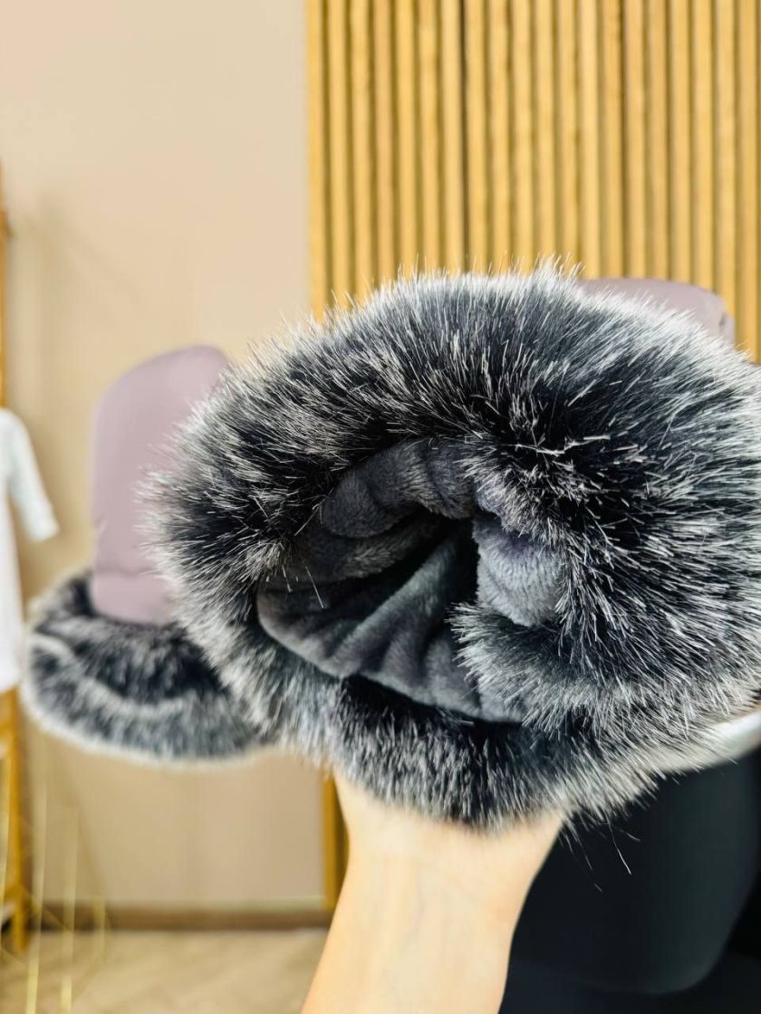 ❤ Рукавиці до візочка Bair Northmuff з опушкою. Колір - Milk chocolate (#5969330) ✓ Anna Konvert