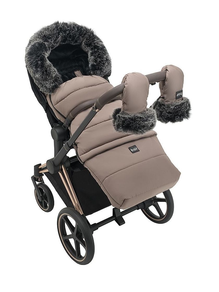❤ Зимовий конверт у візочок Bair Arctic від 0 до 4 років. Колір - Milk chocolate. (#36419420) ✓ Anna Konvert