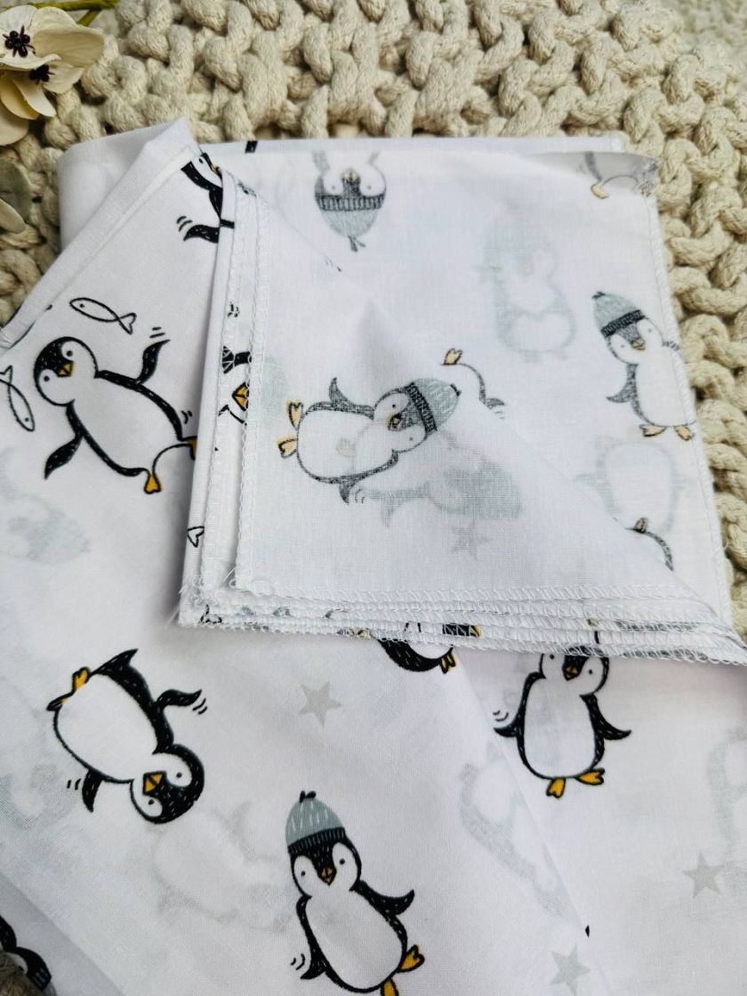 ❤ Пелюшки бавовняні. Принт - Пінгвіни. (#12495732) ✓ Anna Konvert