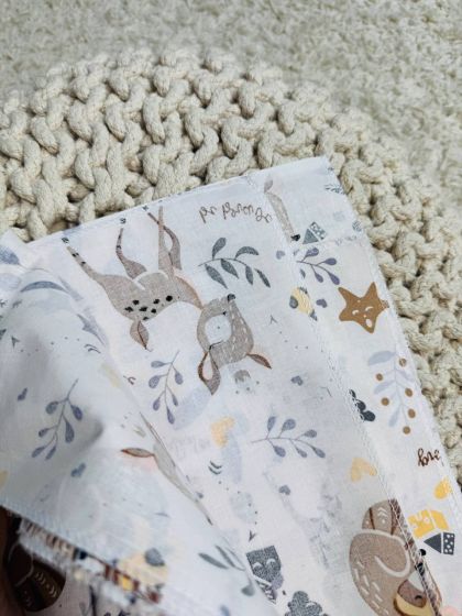 ❤ Пелюшки бавовняні. Принт - Єнот, бембі, зайка. (#12153285) ✓ Anna Konvert 2