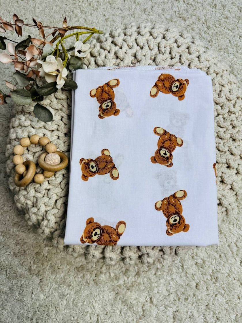 ❤ Пелюшки бавовняні. Принт - Ведмеді сидячі на білому (#48050412) ✓ Anna Konvert