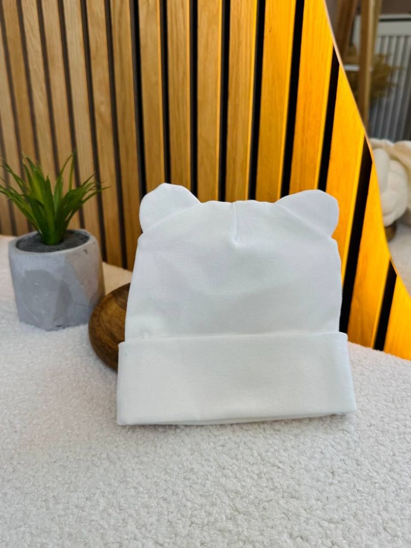 ❤ Шапочка 62-68, стрейчева. Колір - Молочний (#82624572) ✓ Anna Konvert