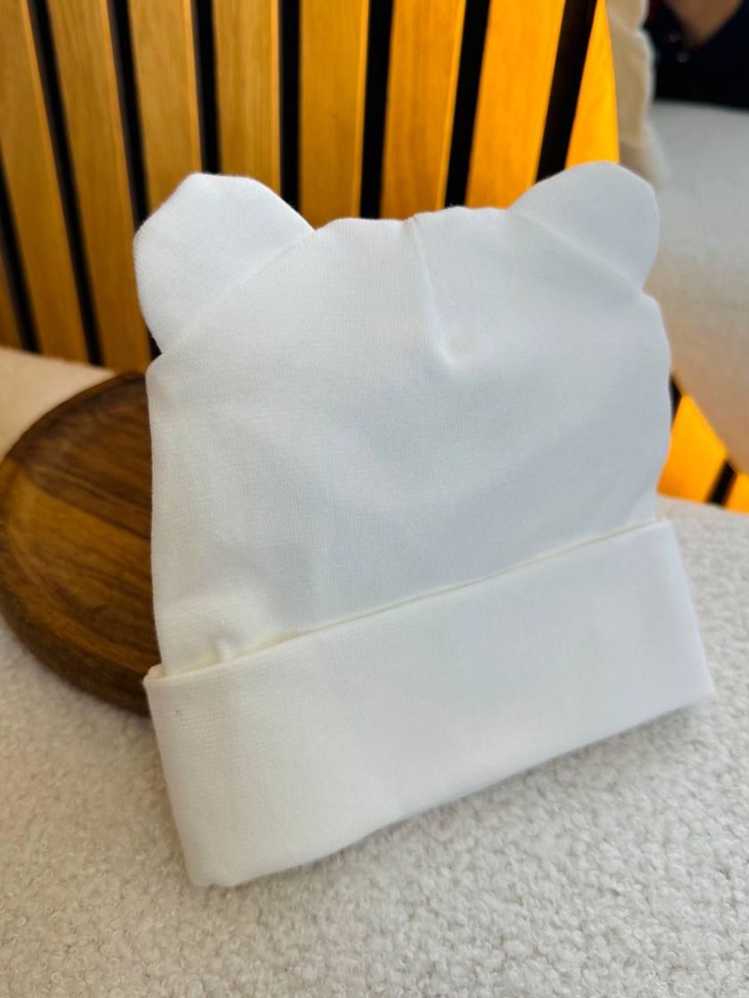 ❤ Шапочка 62-68, стрейчева. Колір - Молочний (#82624572) ✓ Anna Konvert