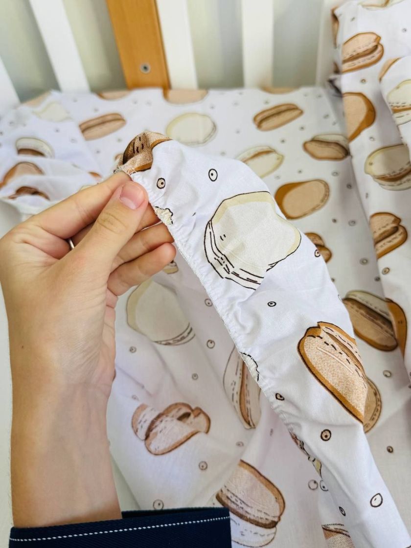 ❤ Змінна дитяча постіль, розмір підковдри 140 см на 110 см. Принт - Макарун бежеві (#19304181) ✓ Anna Konvert