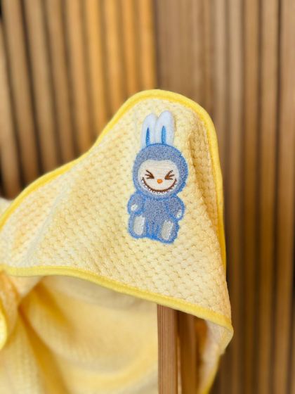 ❤ Рушник-кутик, дитячий "Лабубу" 90*90см. Кольори - Жовтий (#52125589) ✓ Anna Konvert 2