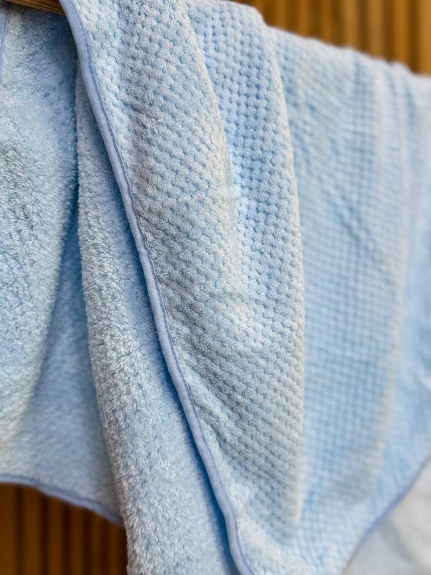 ❤ Рушник-кутик, дитячий "Лабубу" 90*90см. Кольори - Блакитний (#30203020) ✓ Anna Konvert